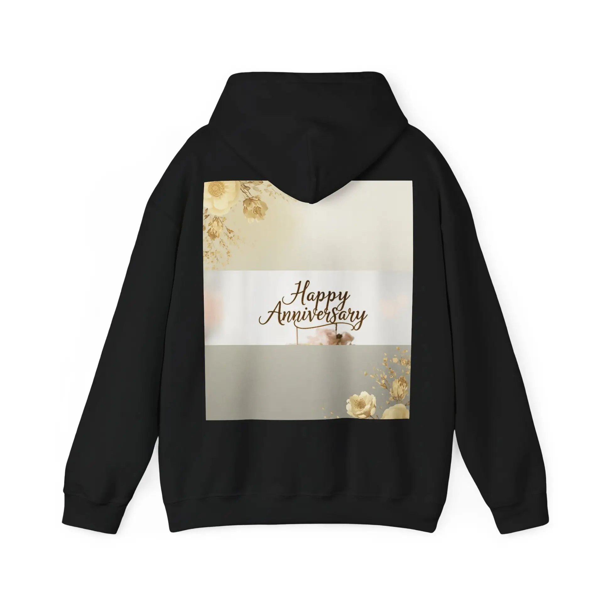 Copy of Anniversary Hoodie — "Happy Anniversary" Floral Pullover Gift - Image 6
