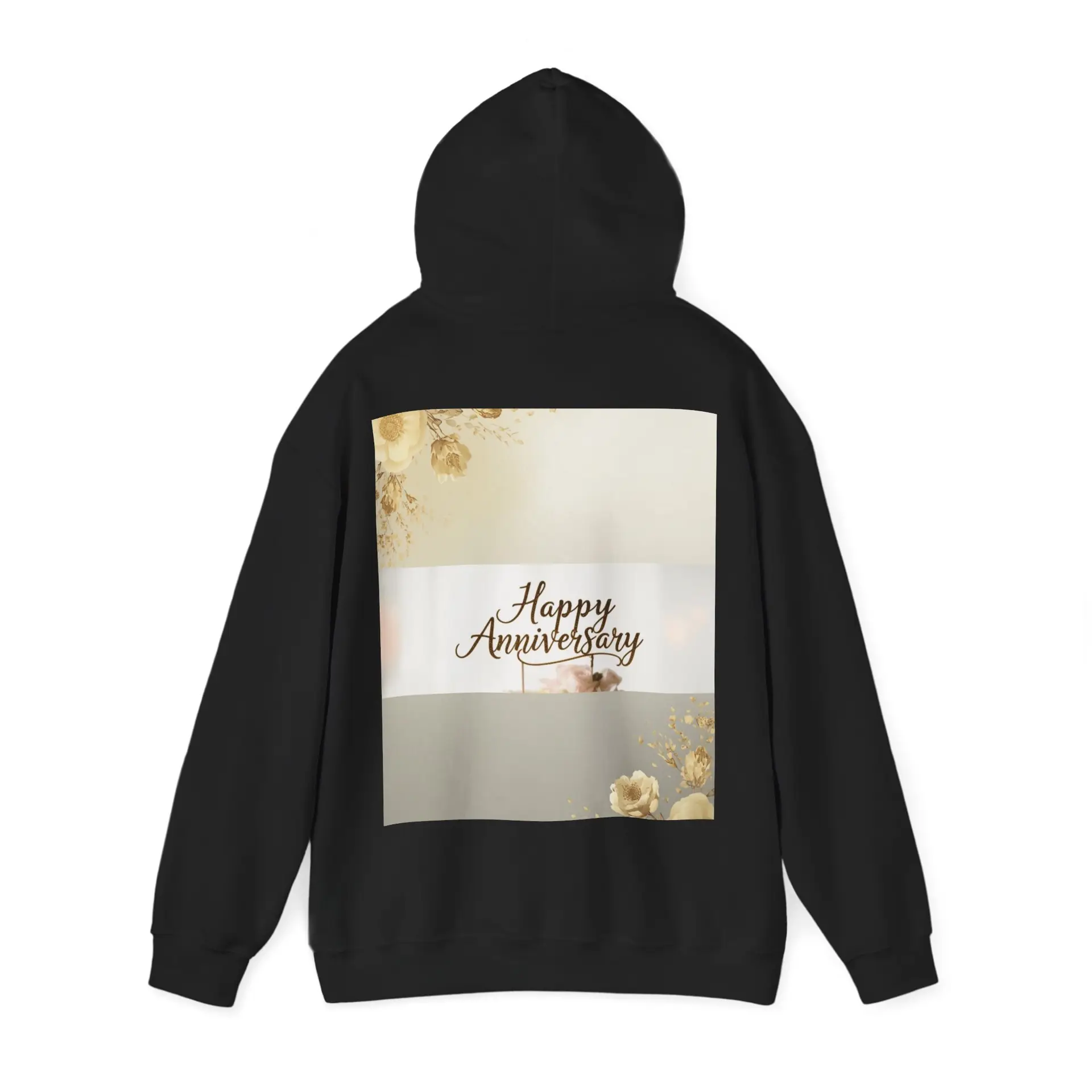 Copy of Anniversary Hoodie — "Happy Anniversary" Floral Pullover Gift - Image 7