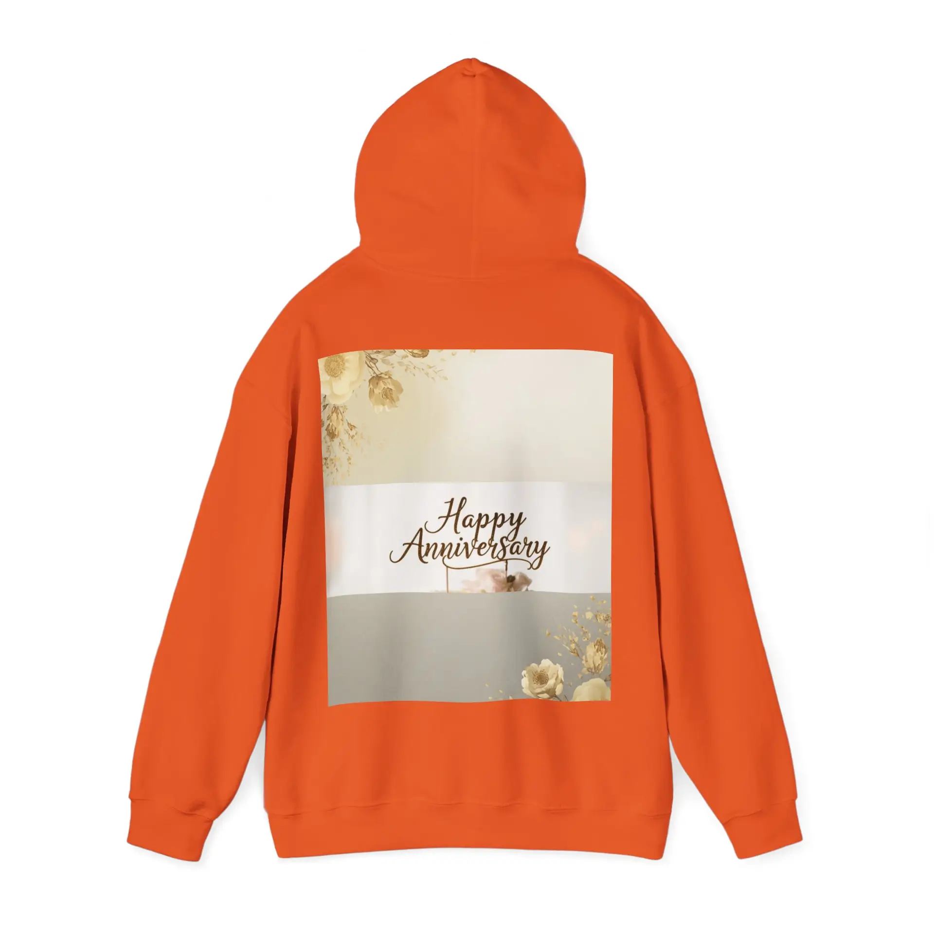 Copy of Anniversary Hoodie — "Happy Anniversary" Floral Pullover Gift - Image 15