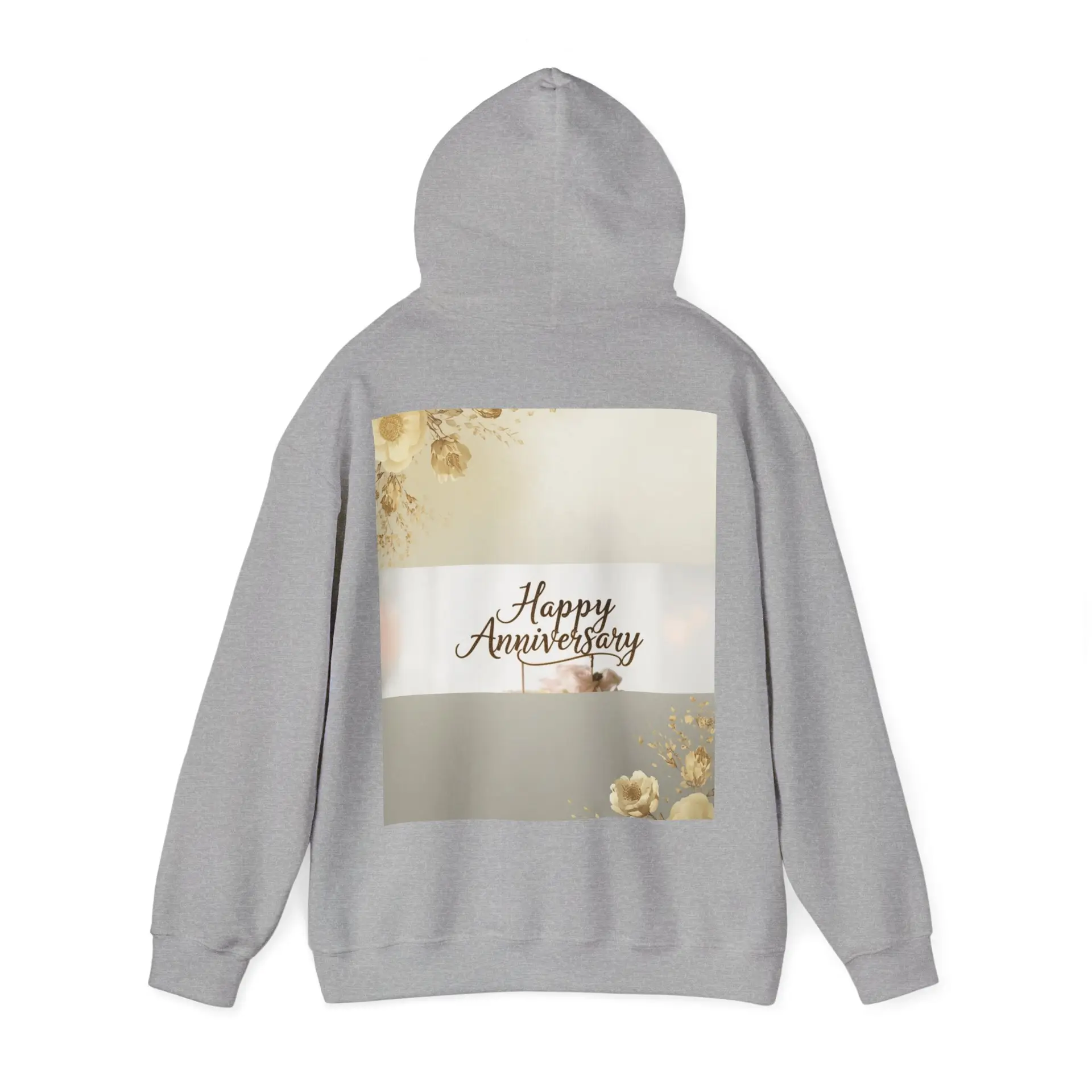 Copy of Anniversary Hoodie — "Happy Anniversary" Floral Pullover Gift - Image 11